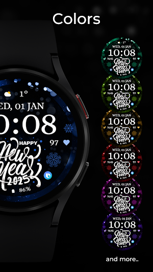 TVV Celebration Watch Face Screenshot 1