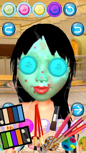 Princess Game Salon Angela 3D - Talking Princess Screenshot 0
