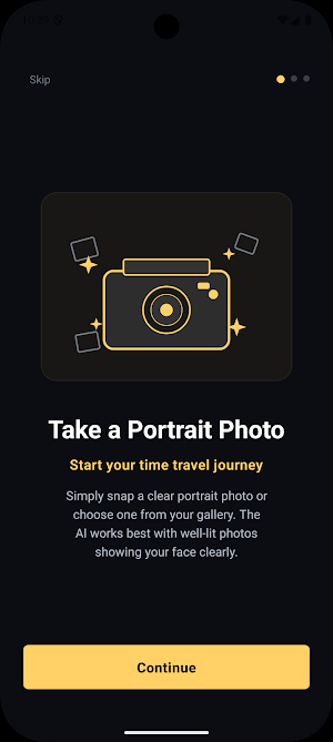 Past Forward: AI Photo Decades Screenshot 1