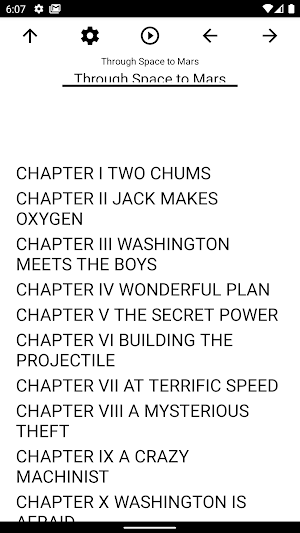 Book, Through Space to Mars Screenshot 0