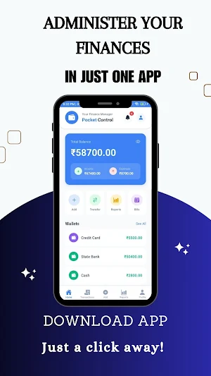 Pocket Control Finance Manager Screenshot 0