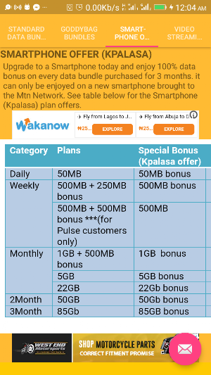data bundles codes Screenshot 1