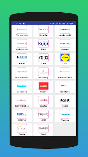 Online Shopping Italy Screenshot 1