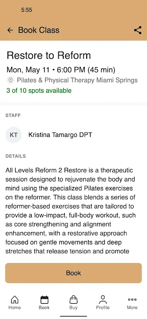 Springs Pilates & PT Screenshot 2