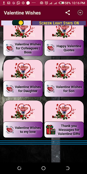 Valentine Wishes Screenshot 1