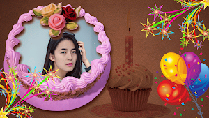 Cake Photo Frame Editor Screenshot 1