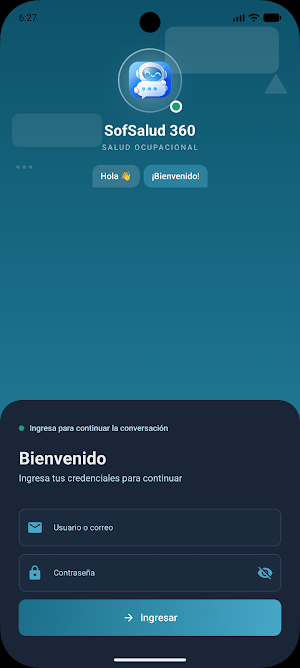 Sofsalud Chat Screenshot 0