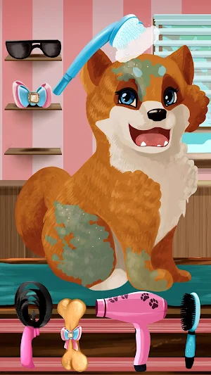 Become a Puppies Groomer Screenshot 1