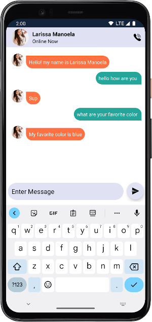 Larissa Manoela Chamada Falsa Screenshot 1