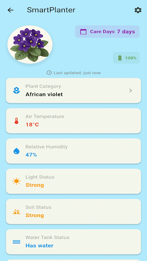 SmartPlanter Screenshot 1