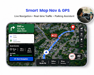 Smart Nav Maps & GPS Screenshot 1