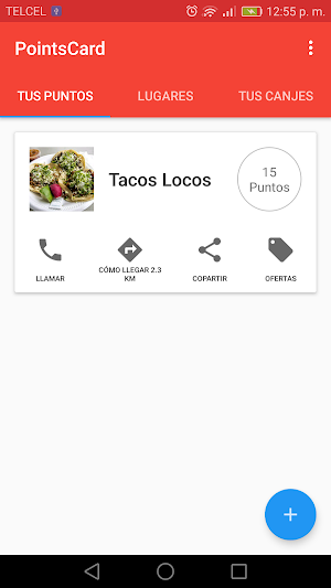Pointscard Screenshot 0