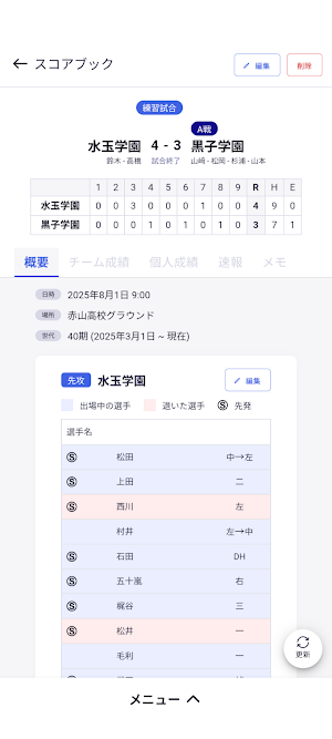 CROCO for Baseball Screenshot 0