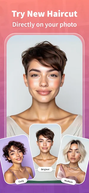 AI Hairstyle And Color Changer Screenshot 2