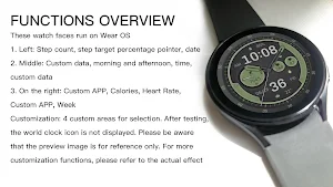 Olive Grey For Wear OS Screenshot 2