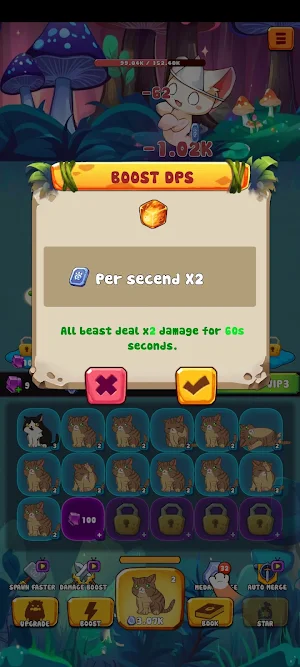 Merge Cats Battle Adventure Screenshot 0