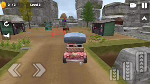 Rickshaw Climb on Mountain Screenshot 2