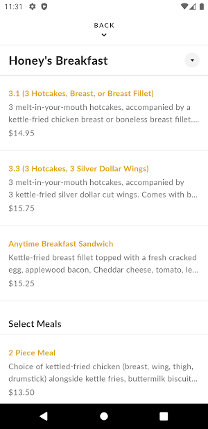 Honey's Kettle Fried Chicken Screenshot 2
