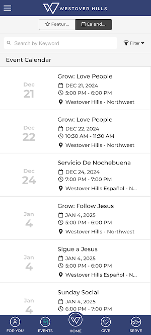 Westover Hills Church Screenshot 2