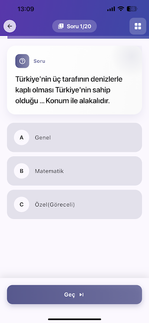 KPSS Coğrafya Soruları 2026 Screenshot 1
