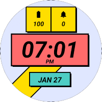 Neobrutalism - watch face