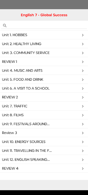 English 7 Global Success Screenshot 0
