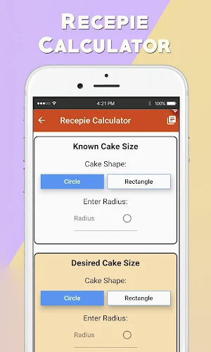 Cake App Calculator Screenshot 2