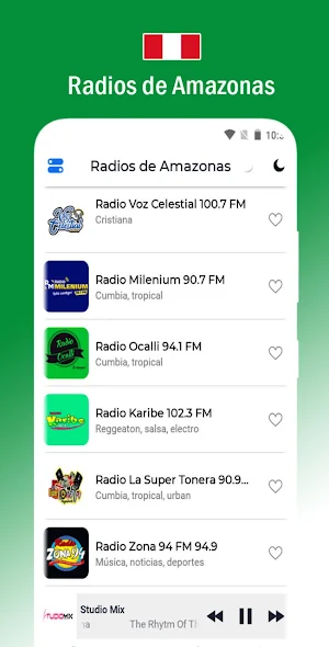 Radios de Amazonas Perú Screenshot 1