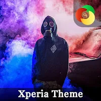 human and smoke | Xperia™ Theme