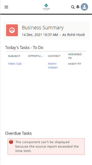 TitanWorld Salesforce CRM Screenshot 1