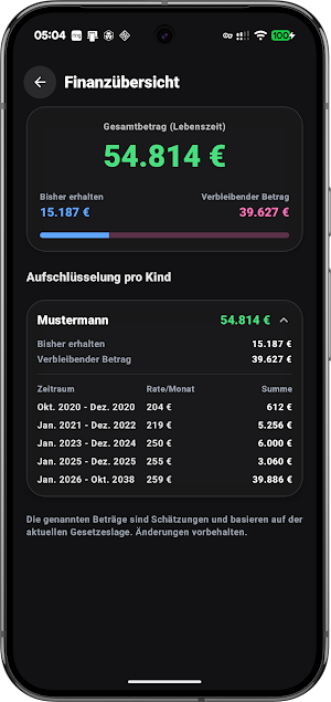 Kindergeld: Payment Dates 2026 Screenshot 1