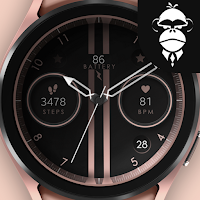 Bronze Analog Watch Face