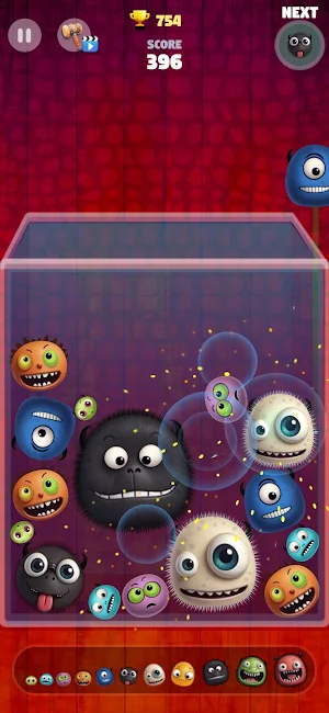 Monster Suika Merge game fun Screenshot 0