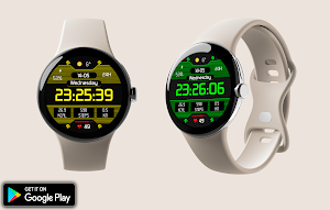 Digital Rotorotor Watch Face Screenshot 0