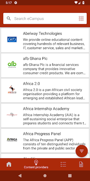 eCampus Screenshot 2