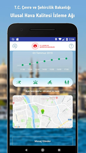 Ulusal Hava Kalitesi İzleme Ağı Screenshot 1