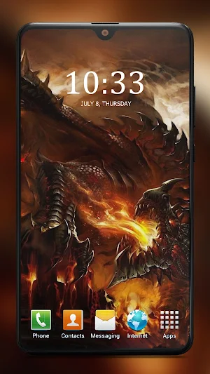 Fire Dragon Wallpaper Screenshot 3