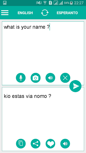 Esperanto English Translator Screenshot 1