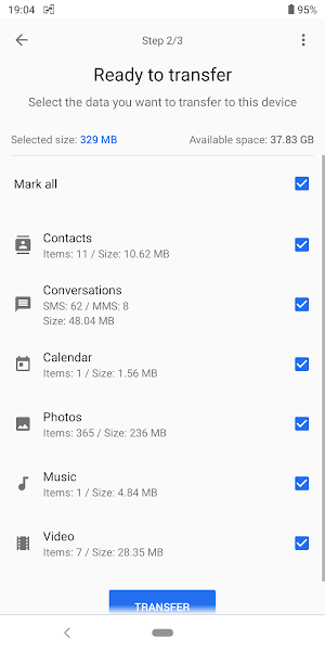 Xperia Transfer 2 Screenshot 2