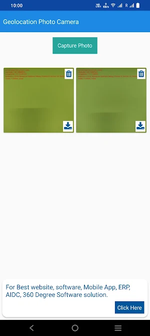 Geolocation Photo Camera Screenshot 1