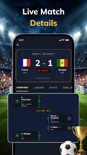 World Cup 2026: Live Scores Screenshot 3