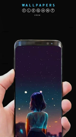 خلفية فتاة القمر بذكاء الصناعي Screenshot 2