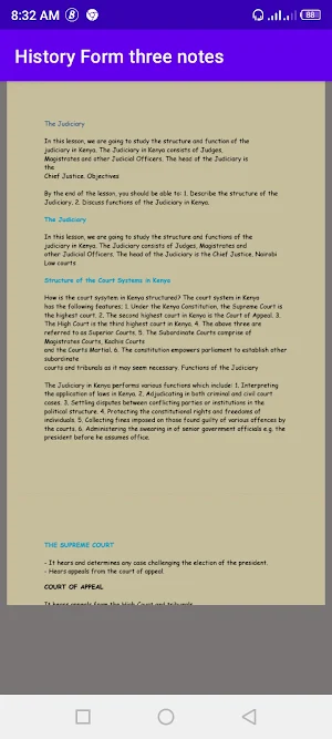 HISTORY : FORM THREE NOTES Screenshot 3