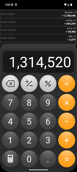 Obsidian Calculator - Classic Screenshot 3