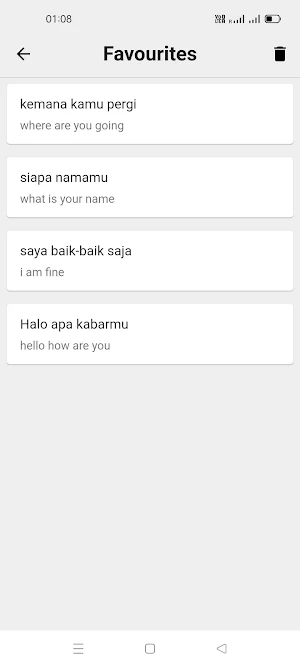 Indonesian  English Translator Screenshot 3