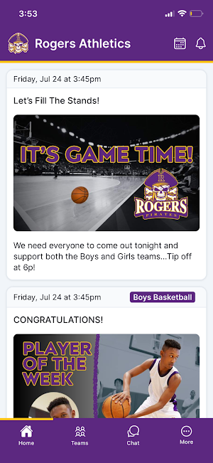 RHS Pirates Athletics Screenshot 0