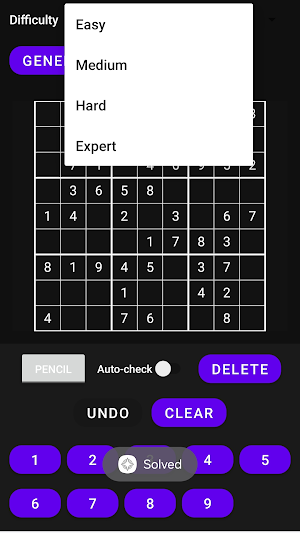 Sudoku Generator Screenshot 1