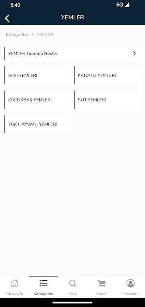 Yılmaz Zahirecilik Screenshot 1