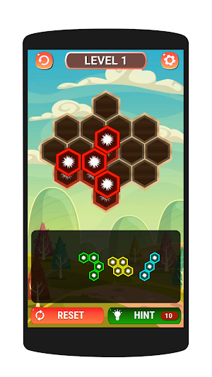 Hexa Jewel Block Puzzle Game Screenshot 0