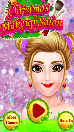 Christmas Girl's Makeup Salon Game for free Screenshot 0